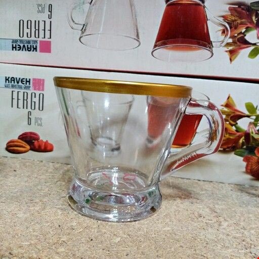 فنجان فرگو لب طلا